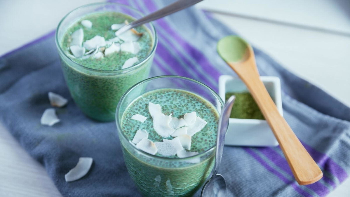 Ricetta con semi di chia Matcha