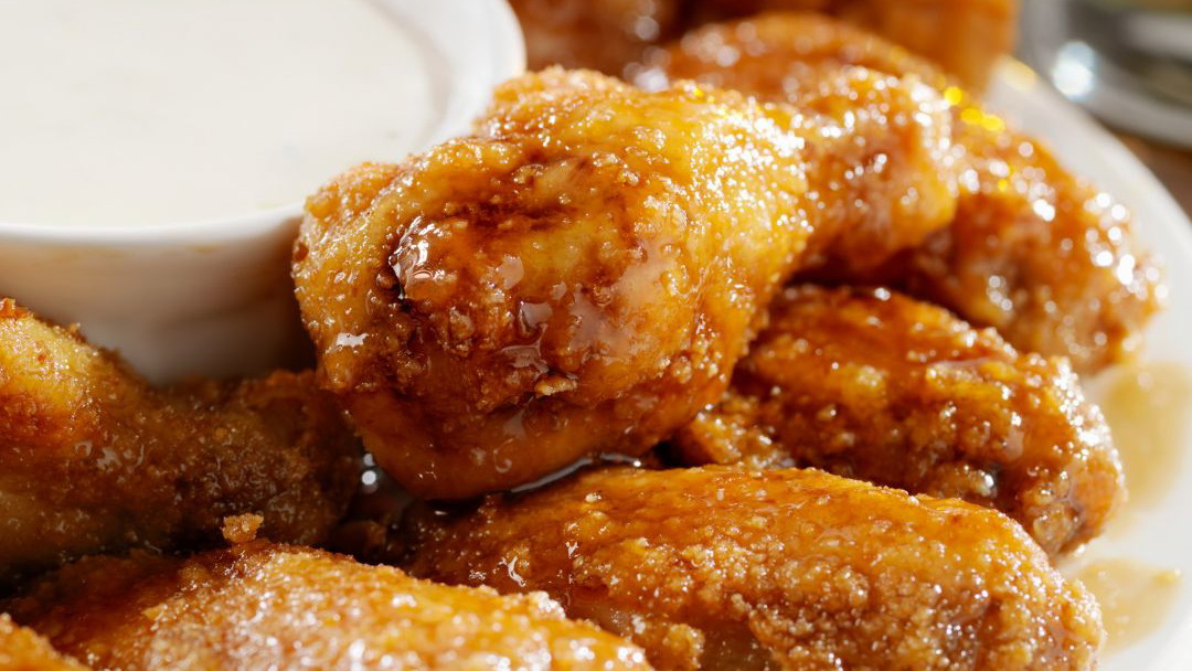 Image of Crispy honey garlic chicken