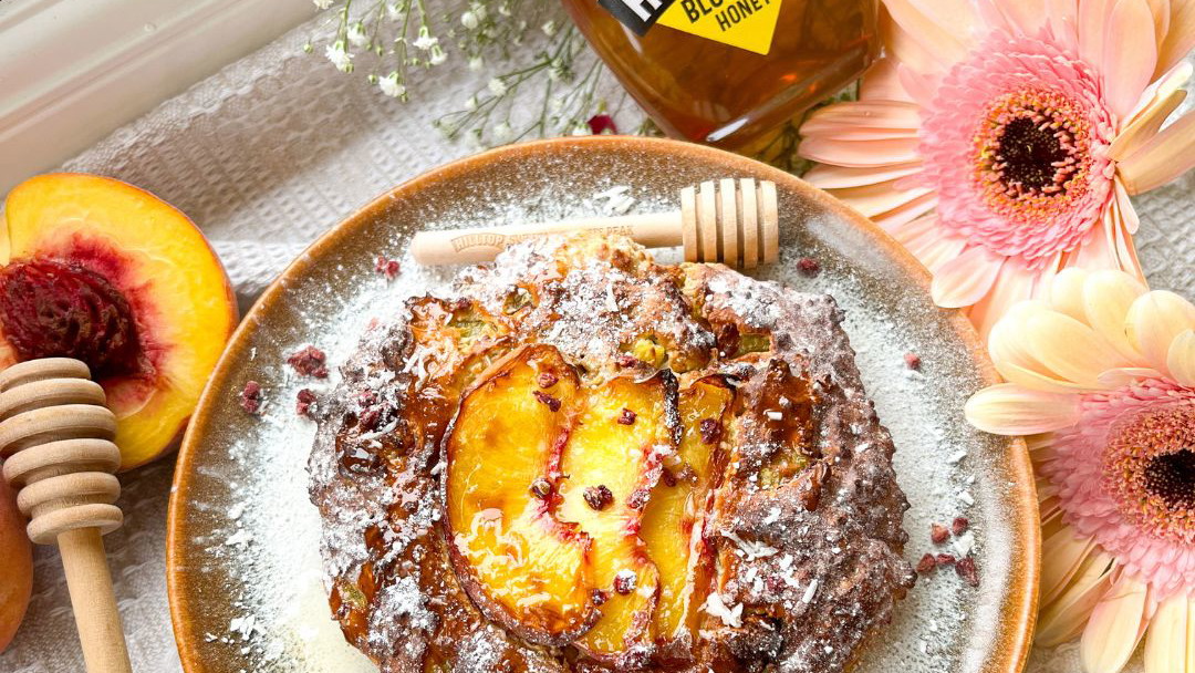 Image of Peach & honey pastries