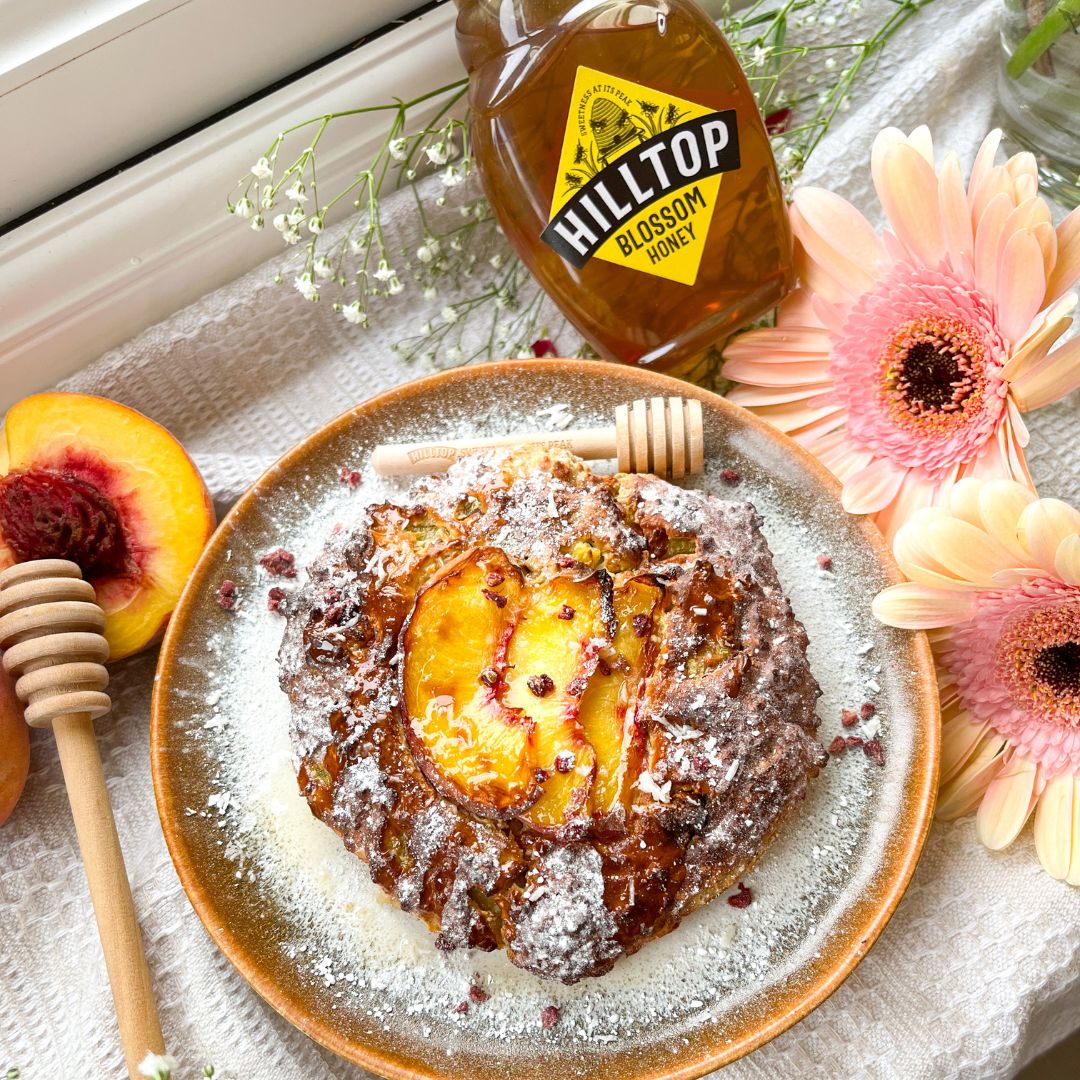 Peach & honey pastries