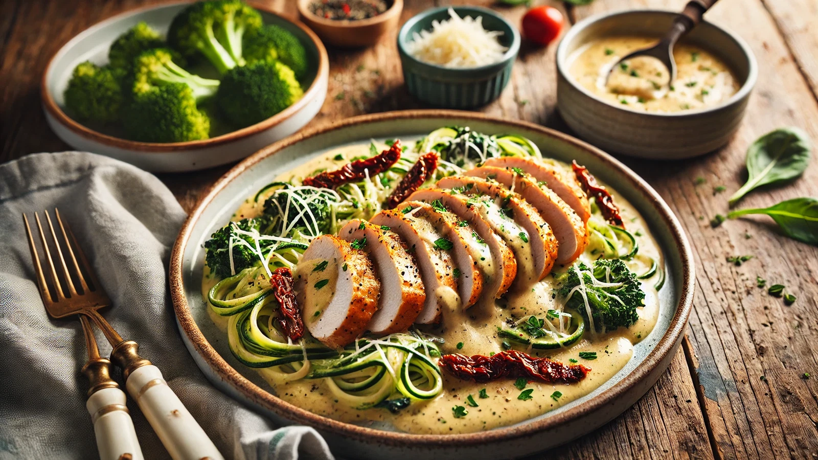 Keto Chicken Alfredo