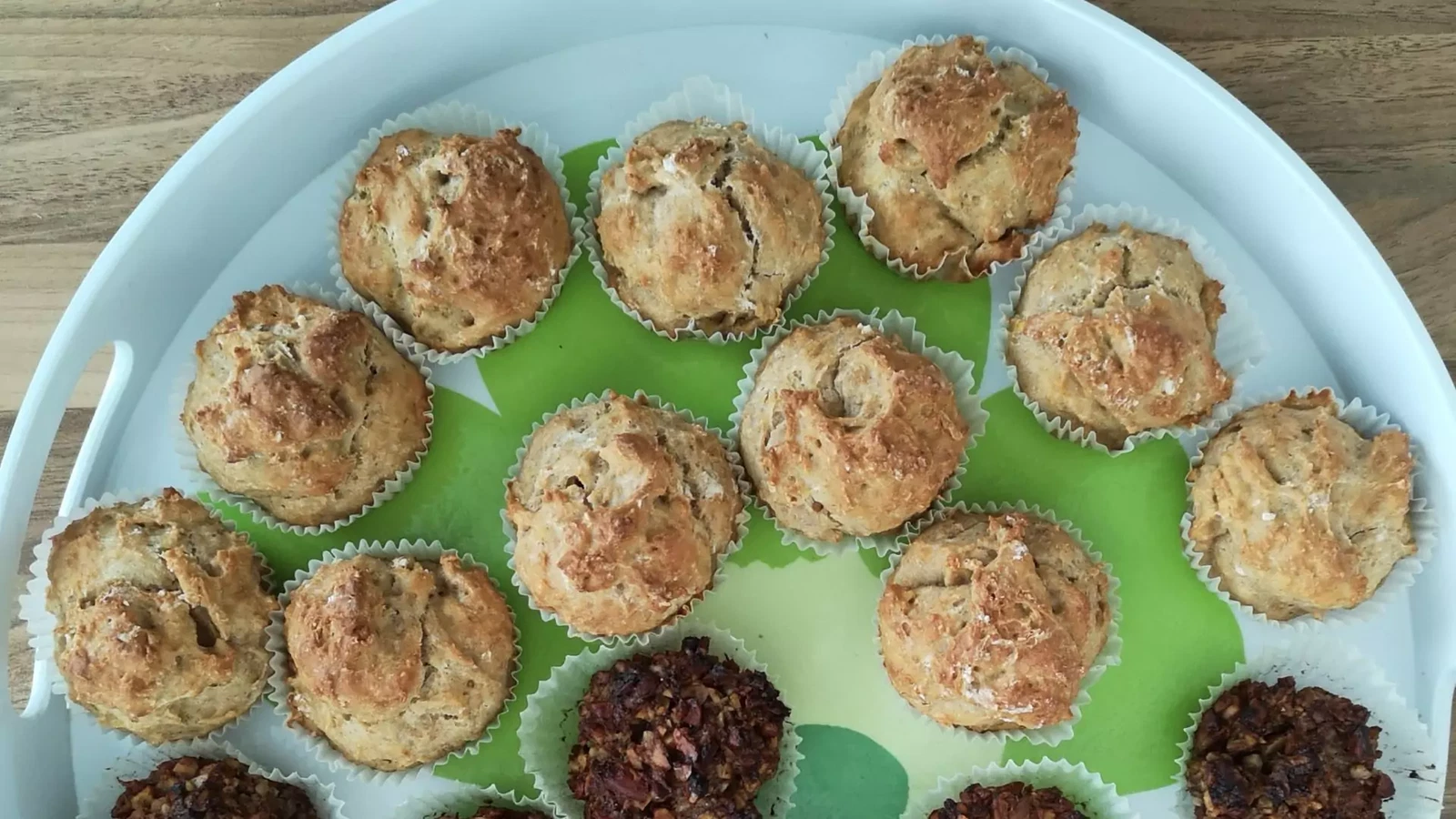 Natural Nordic whole wheat breakfast muffins