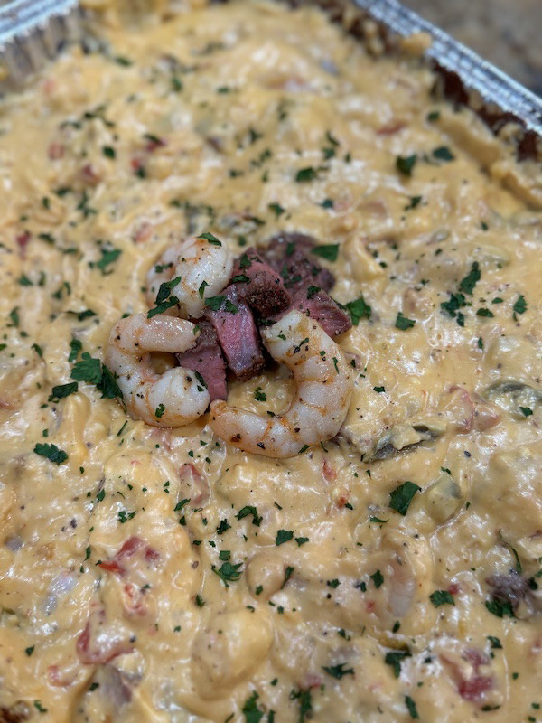 Smoked Surf and Turf Queso!!