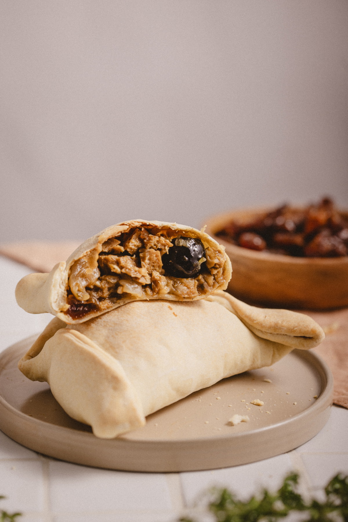 Empanadas vegana de seitán