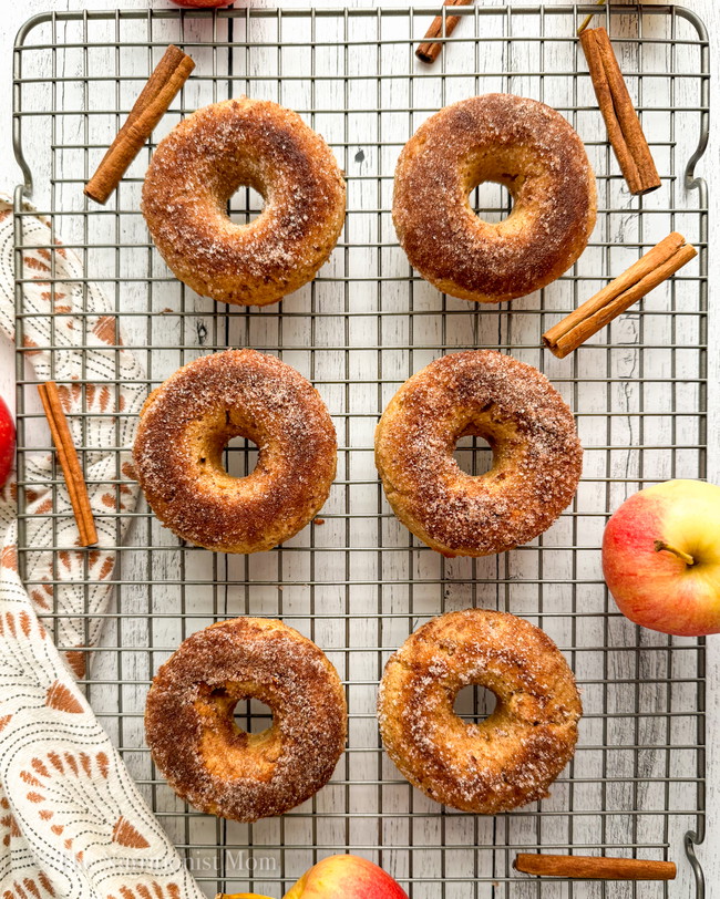 Image of Apple Cider Protein Donuts (Vegan)