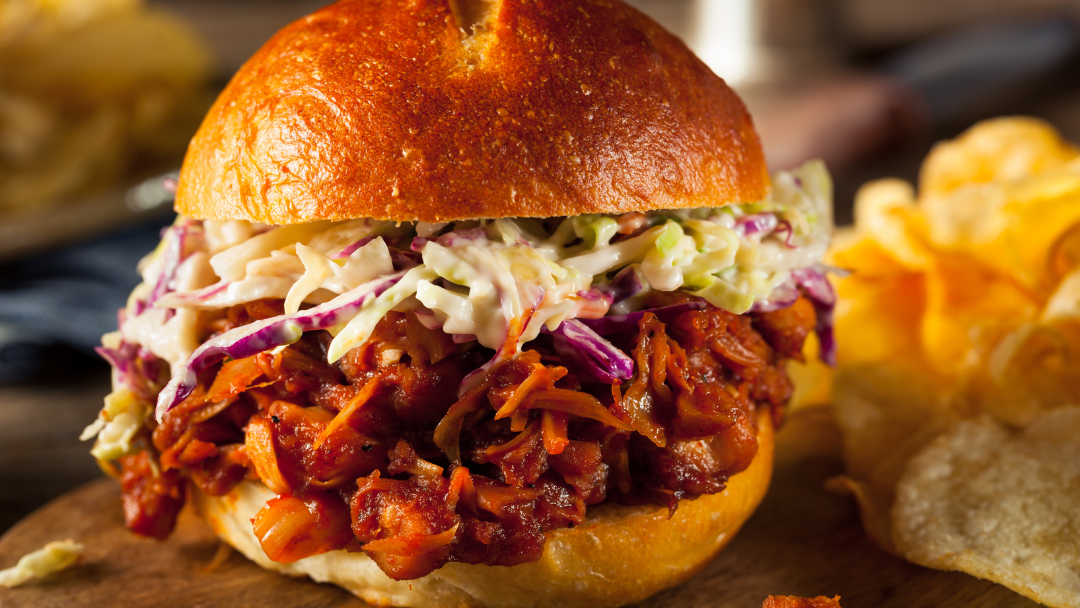 Image of KULA BBQ Chik-Un Sandwich with Homemade Coleslaw