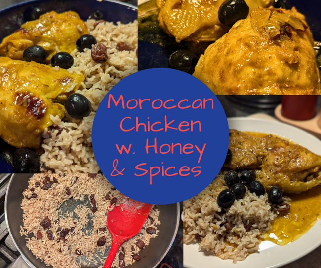 Image of Moroccan Chicken with Honey & Spices