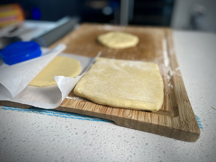 Image of Unfold it and roll to desired thickness. I aim for approx 2-3mm for pie lid