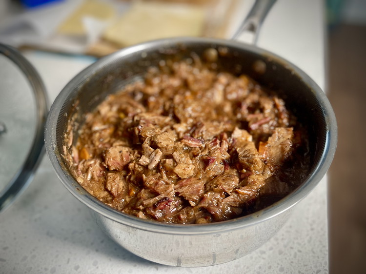 Image of Let that simmer with the lid on for an hour or so and add corn flour slurry in last 10 mins if you want to thicken it. Add 2 tbsp at a time