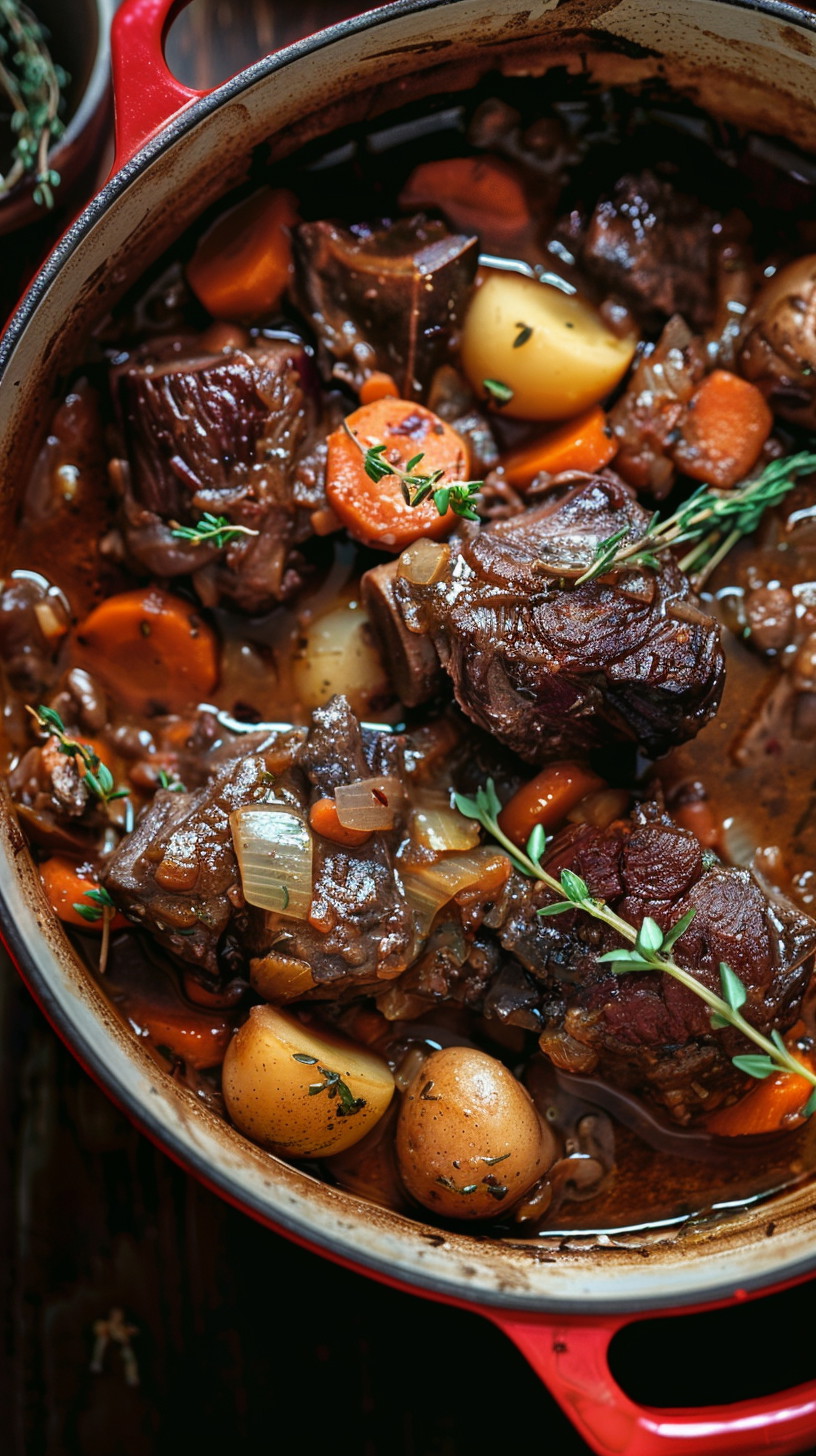 Oxtail Bourguignonne