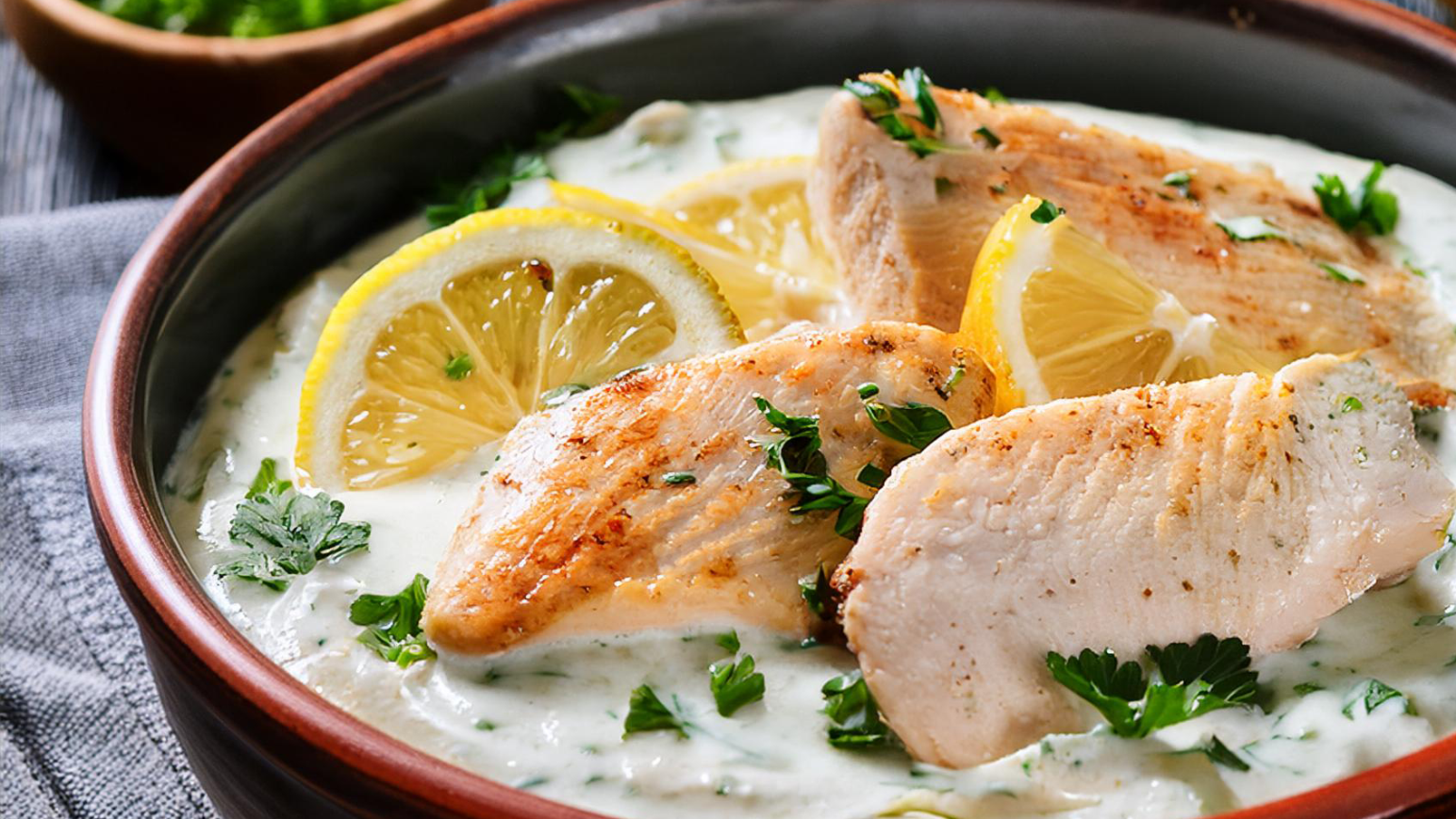 Image of Slow Cooker Tzatziki Lemon Chicken