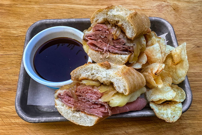 Image of French Dip Sandwich with Big Dipper Au Jus