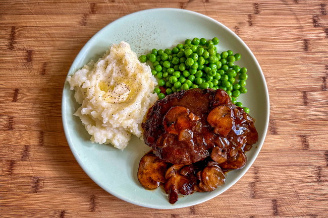 Image of Big Sunday Salisbury Steak & Mushroom Gravy