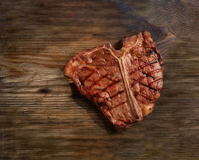 Image of Cooking A Delicious T-Bone Steak