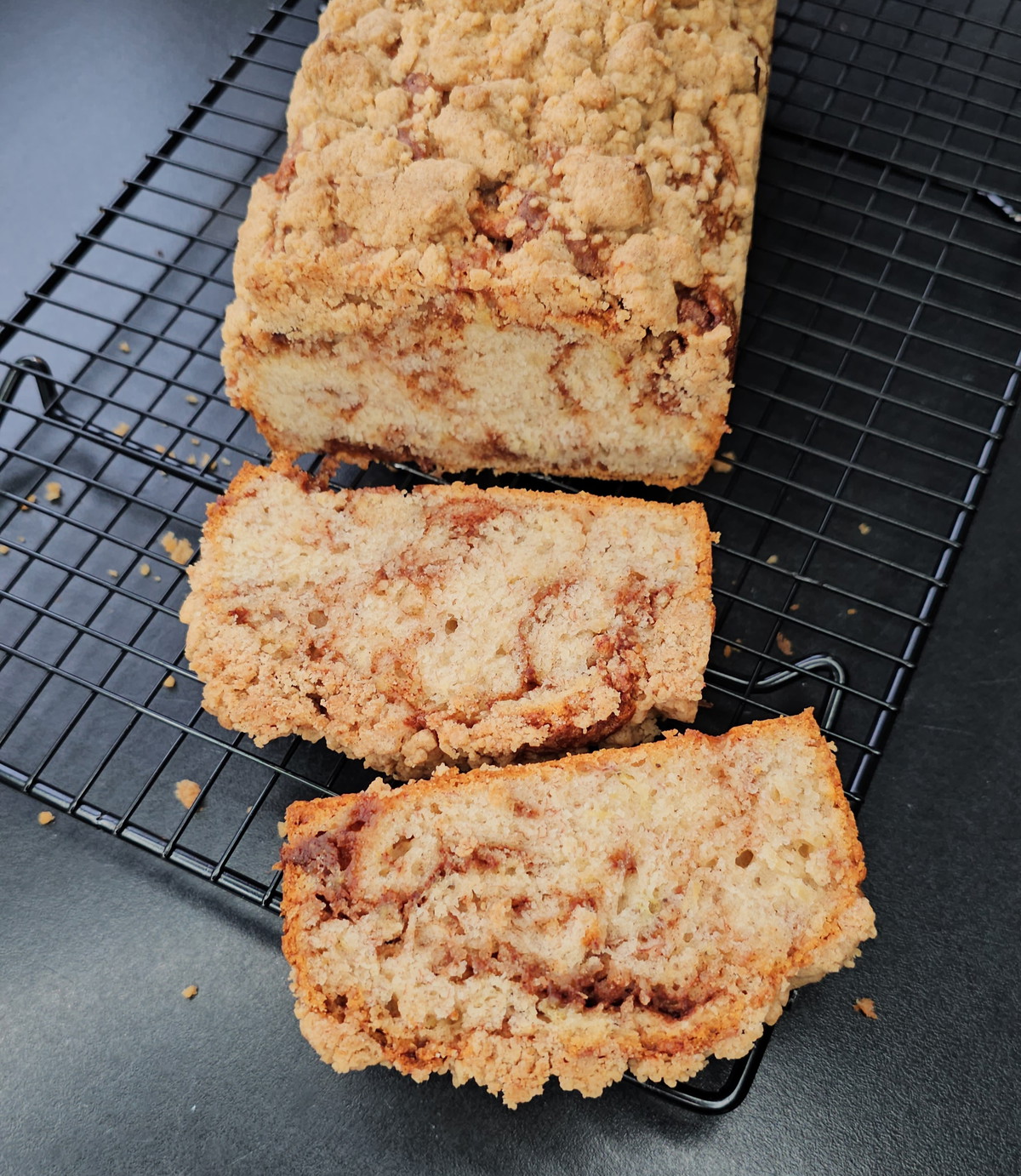 Bananenbrot mit Zimt-Strudel