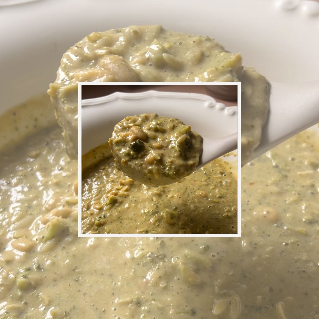 Vegan Broccoli Cheddar Soup
