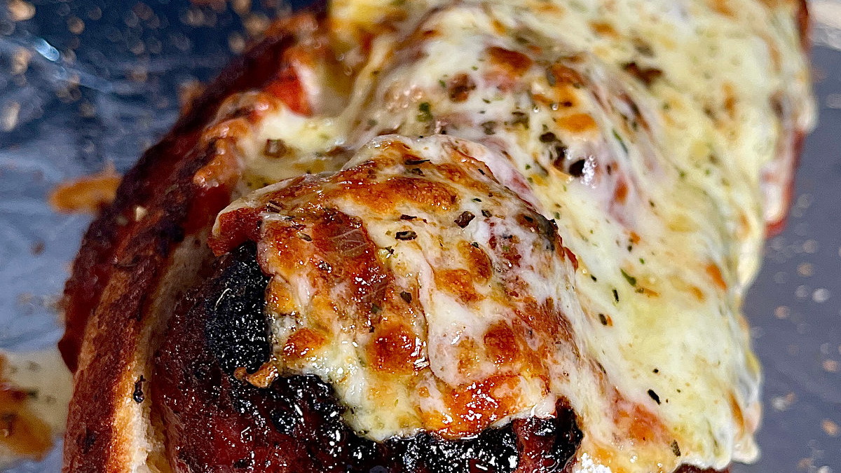 Brisket trim meatball sub