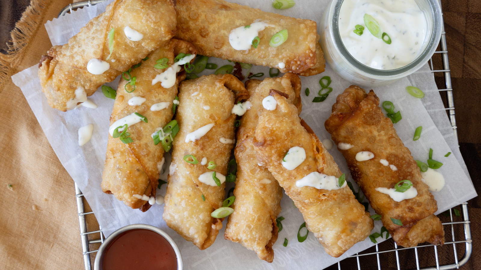 Image of Buffalo Chicken Egg Rolls