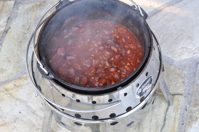 Image of Chorizo-Brisket-Craftbier-Chili aus dem Dutch Oven