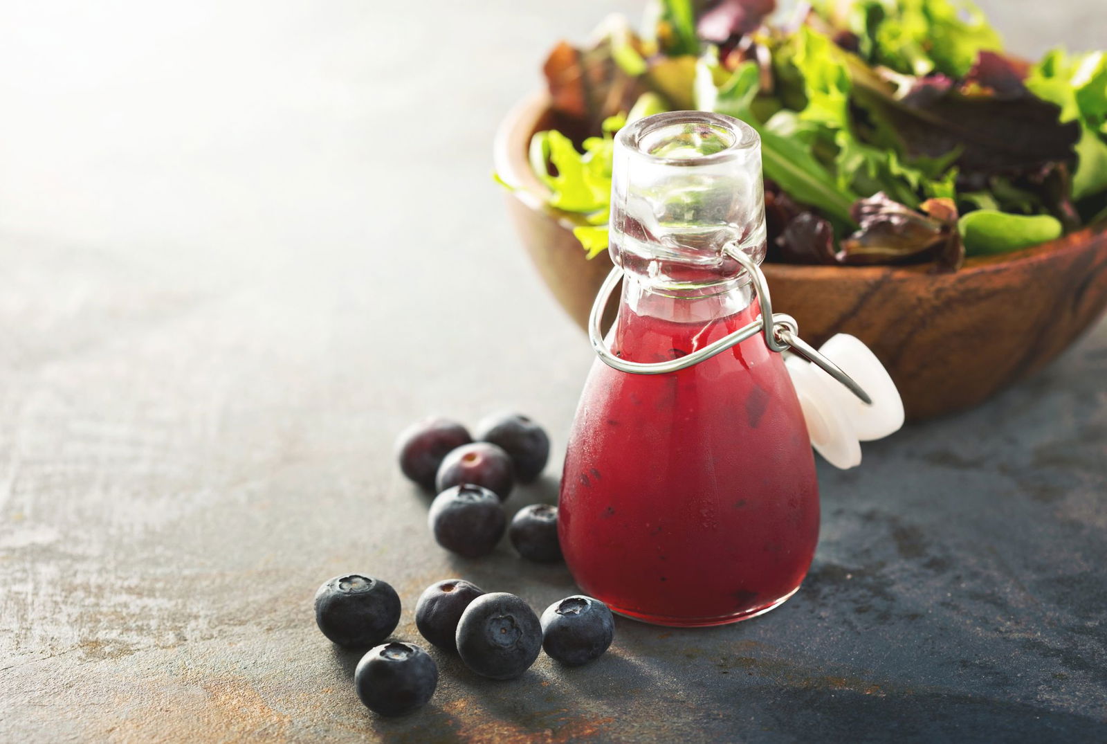 Native American wild berry vinaigrette