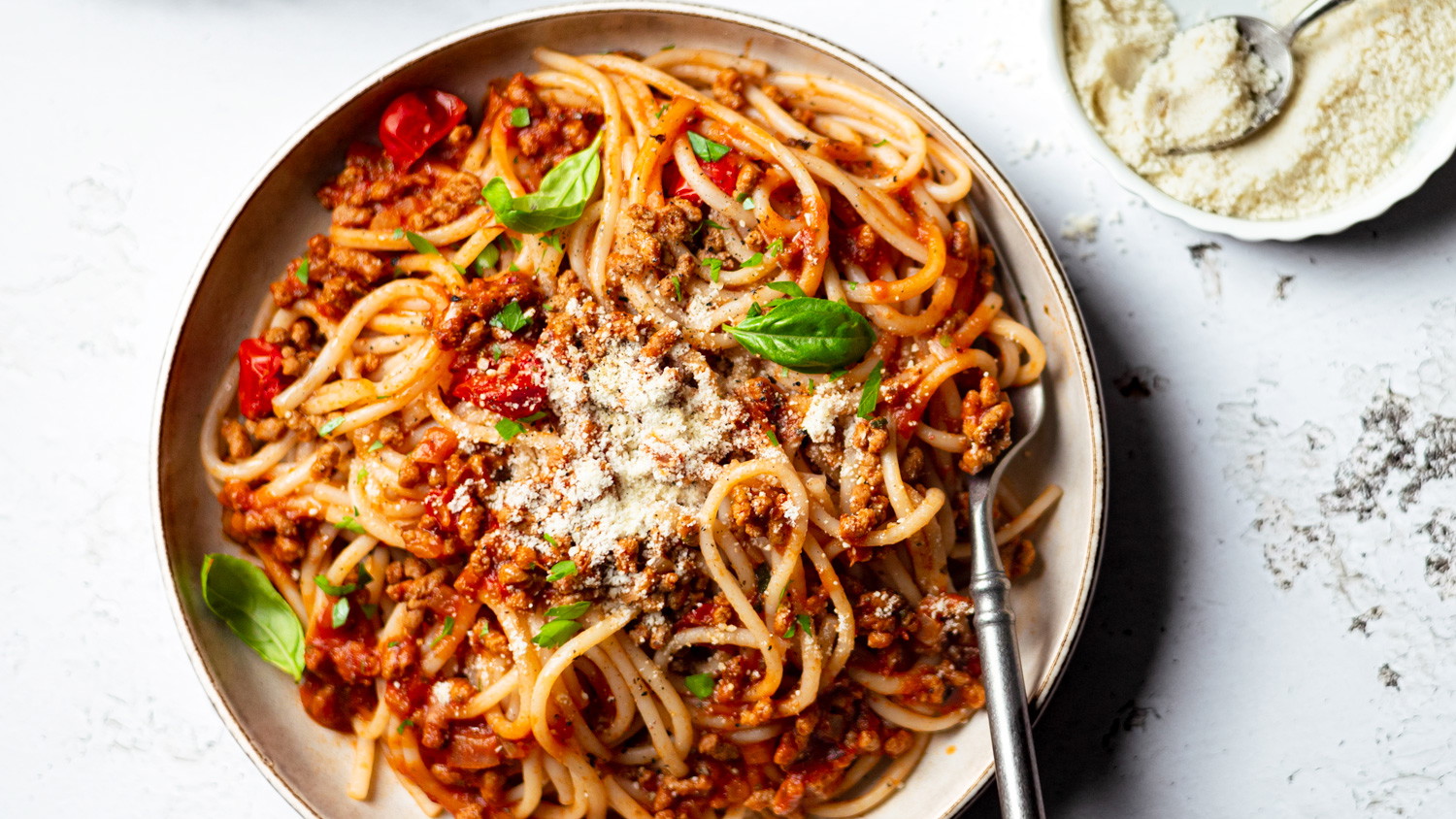Konjak Spaghetti mit veganer Bolognese