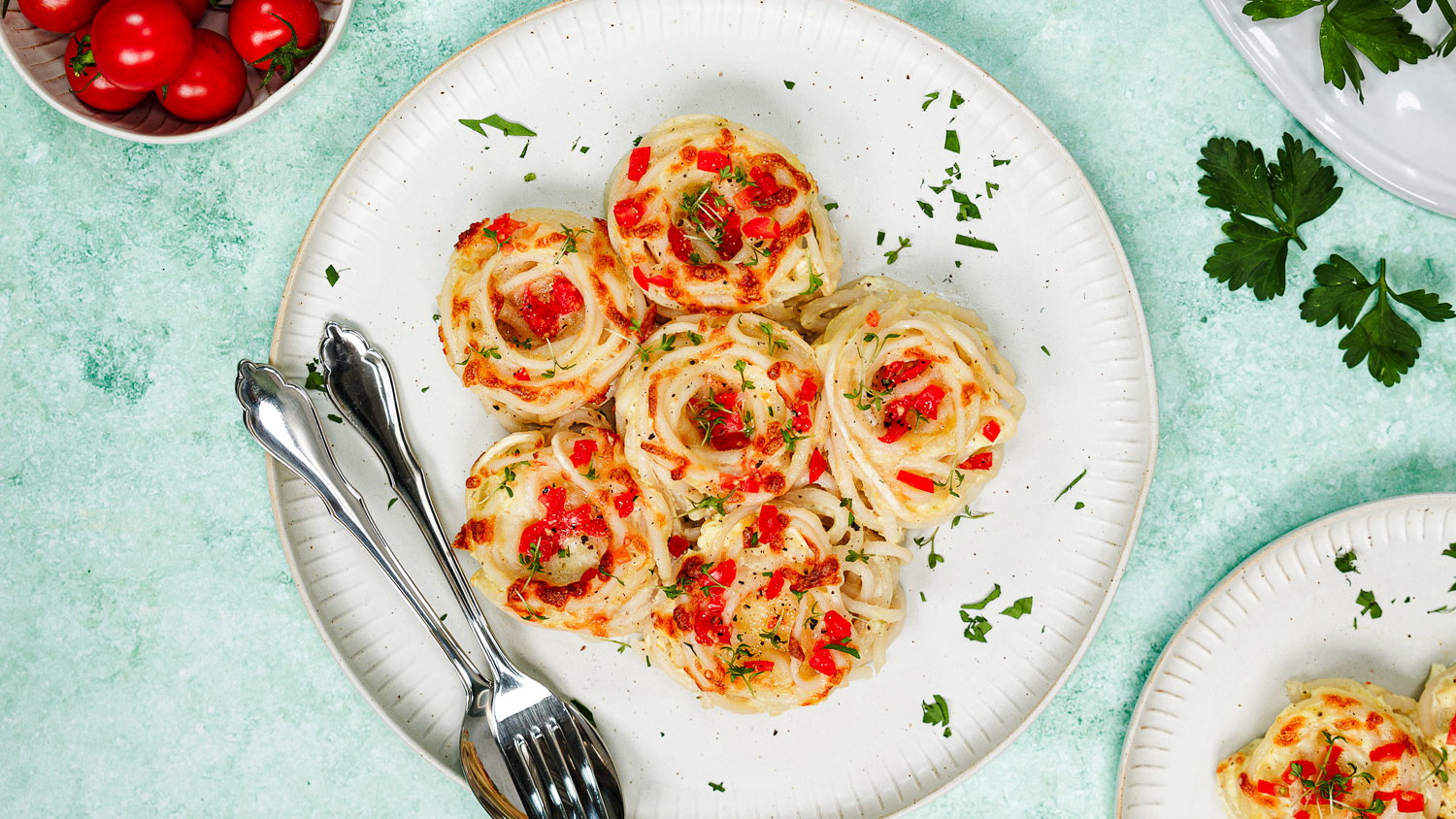 Spaghettinester mit Konjakspaghetti