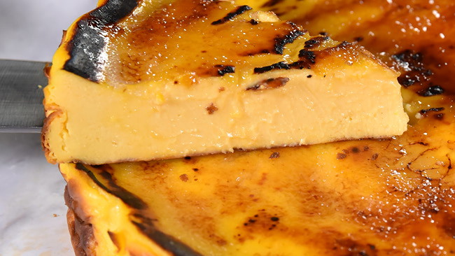 Pumpkin Basque Cheesecake by Turbo E Outdoor Electric Grill
