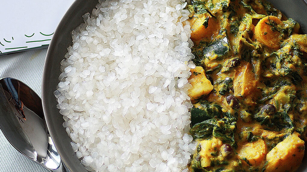 Würziges Pastinaken- Spinat- Curry
