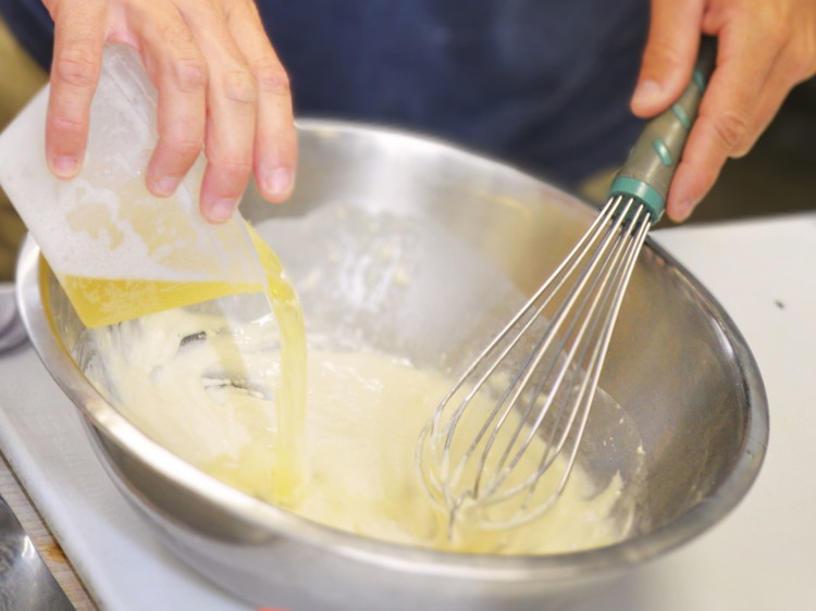Image of Combine all ingredients in a mixer with whisk attachment until smooth. (Use immediately or let chill for 2-3 hours)