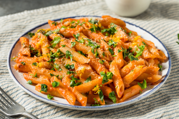 Image of Penne with Pumpkin Sauce Recipe