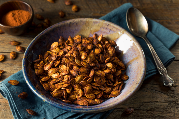 Image of Roasted Spiced Pumpkin Seeds Recipe