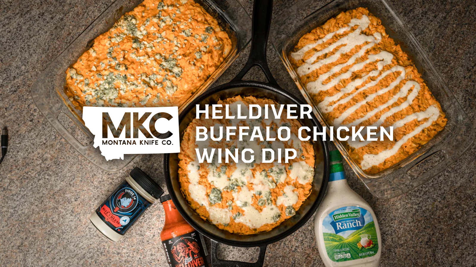 Image of HELLDIVER Buffalo Chicken Wing Dip