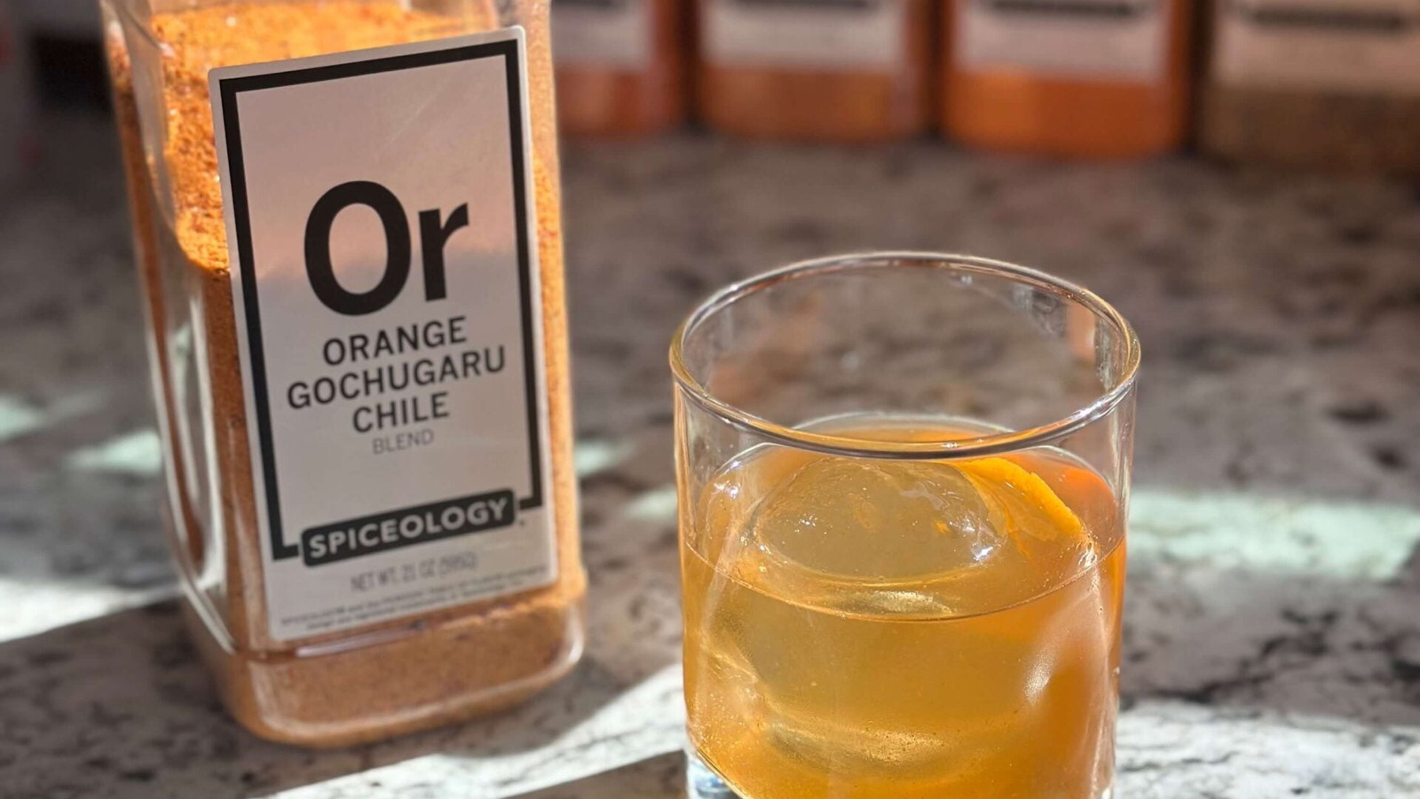 Image of The OGB: Orange Gochugaru Bourbon Cocktail