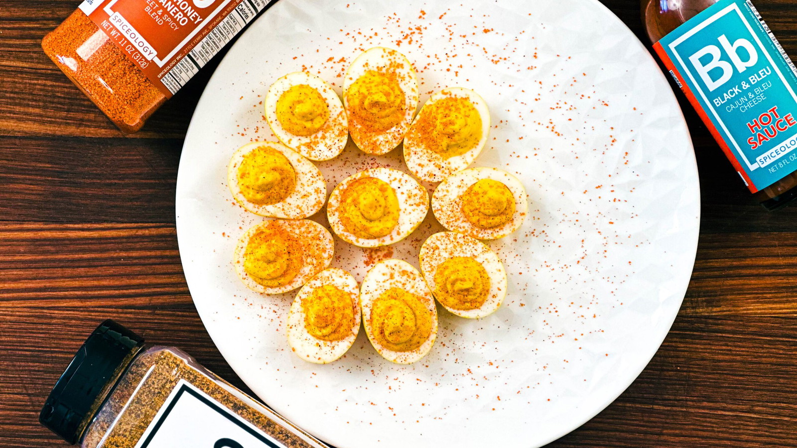 Image of Buffalo Lemon Pepper Pickled Devilled Eggs