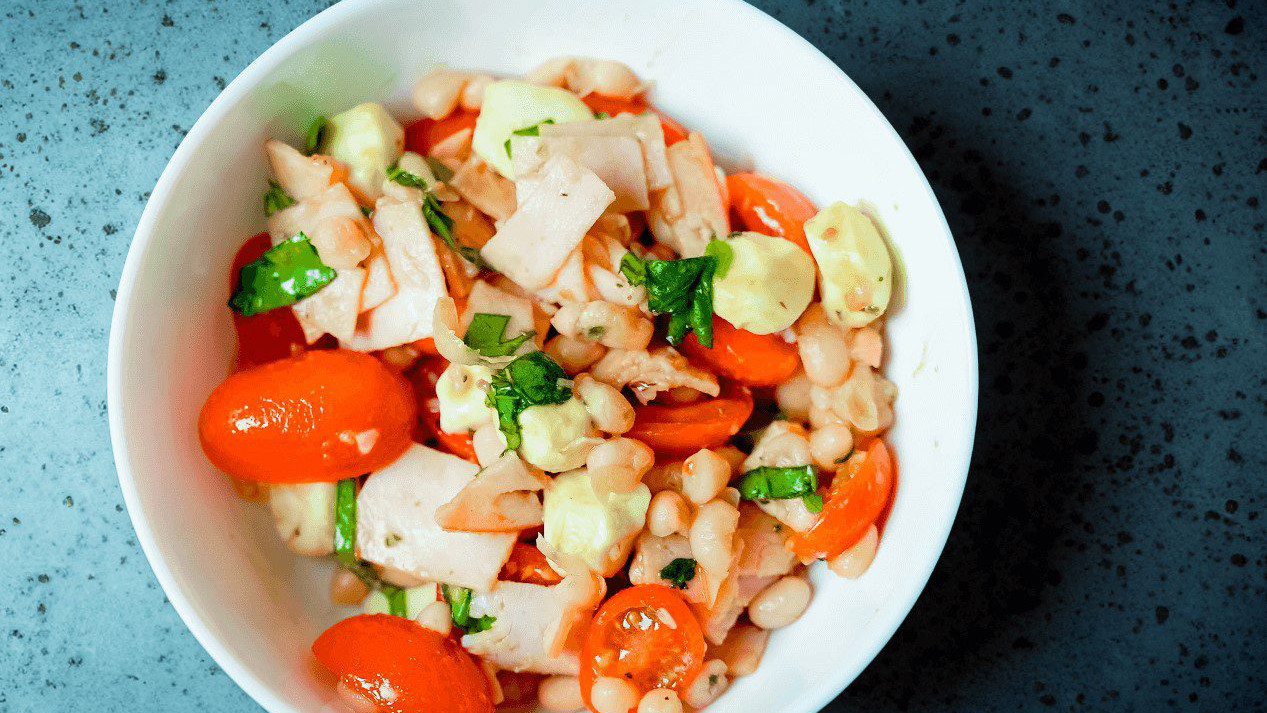 Image of Greek Freak Turkey & Bean Salad