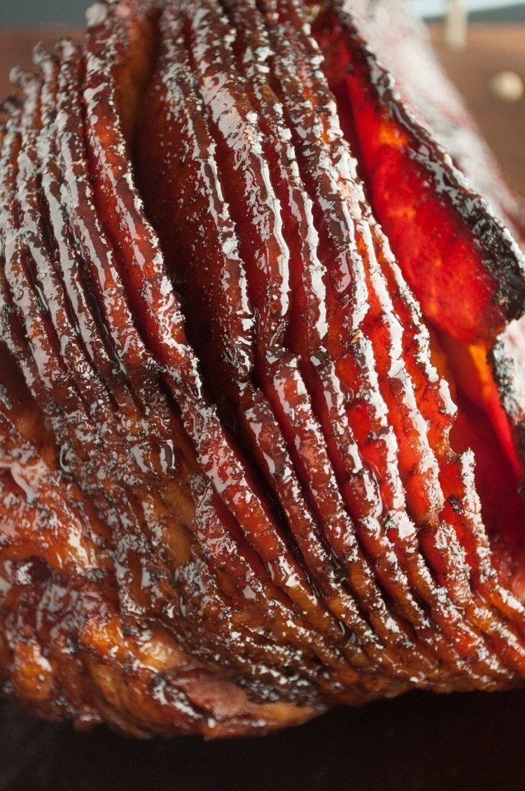 Jamaican Jerk Dr. Pepper Glazed Ham