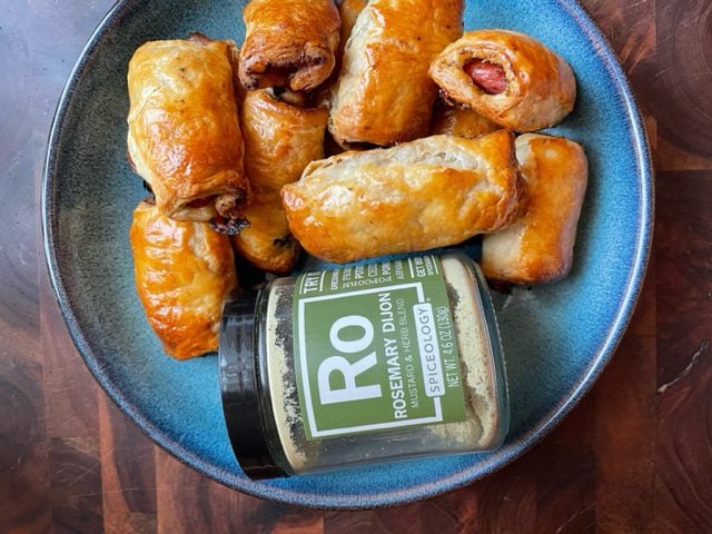 Rosemary Dijon Pigs in a Blanket