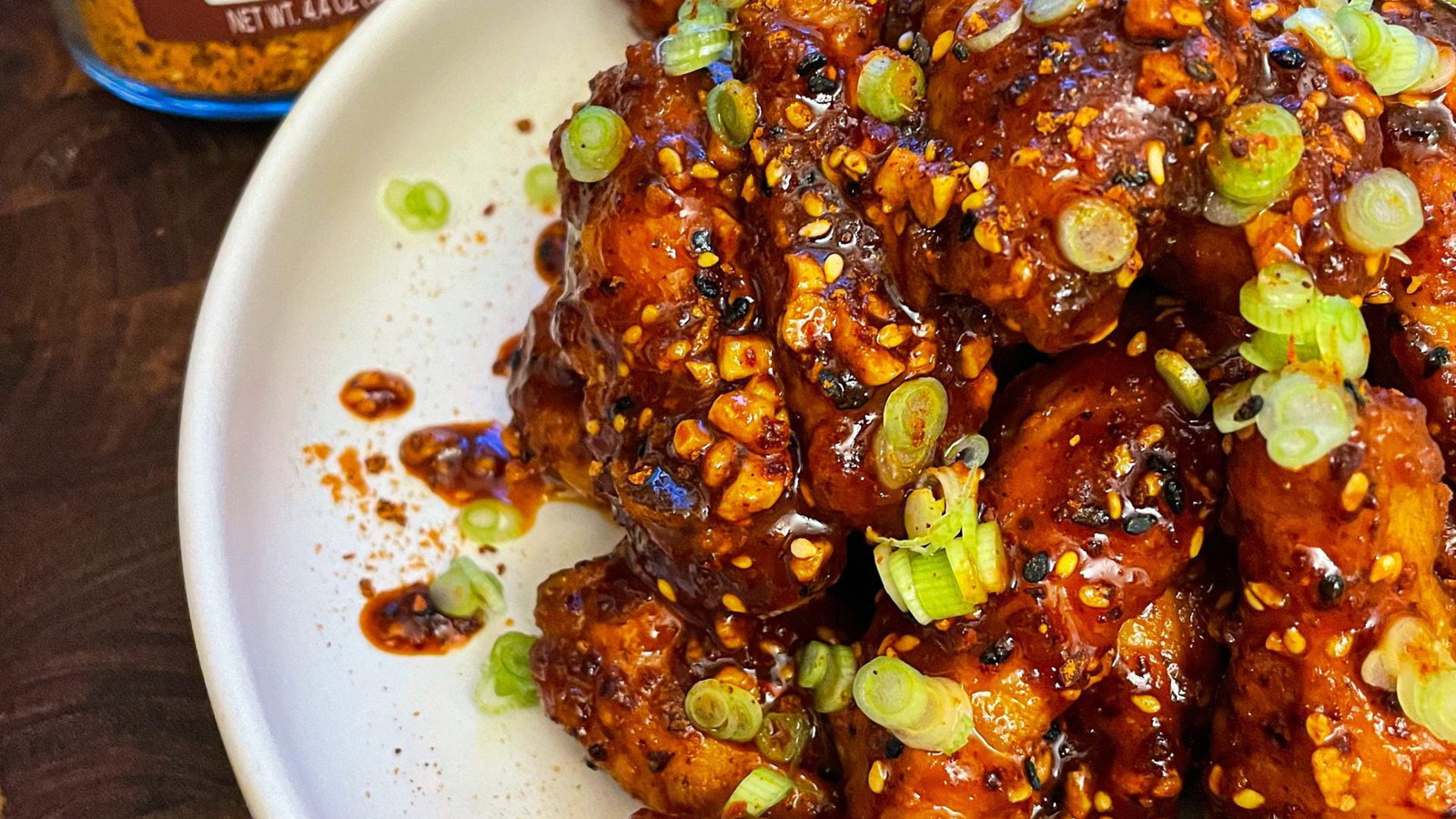 Image of Air Fryer Korean BBQ Wings with Spicy Maple Glaze