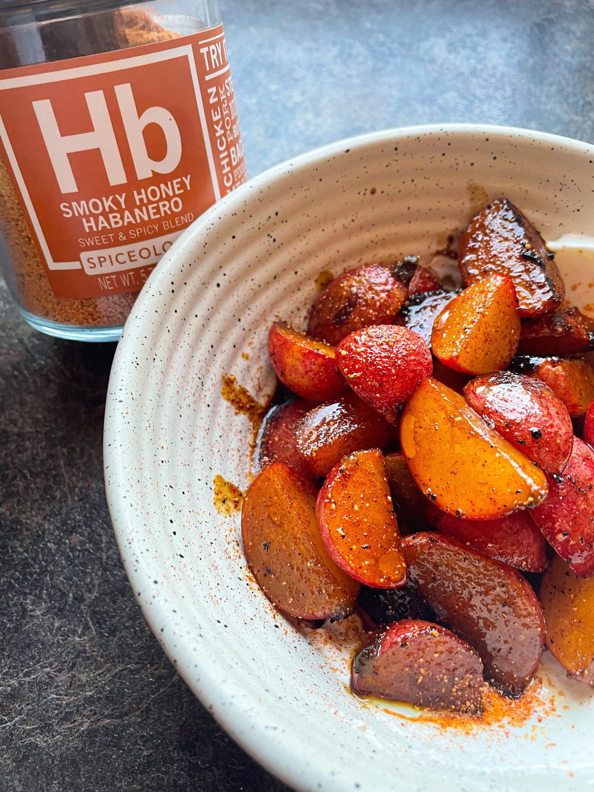 Smoky Honey Habanero Radishes