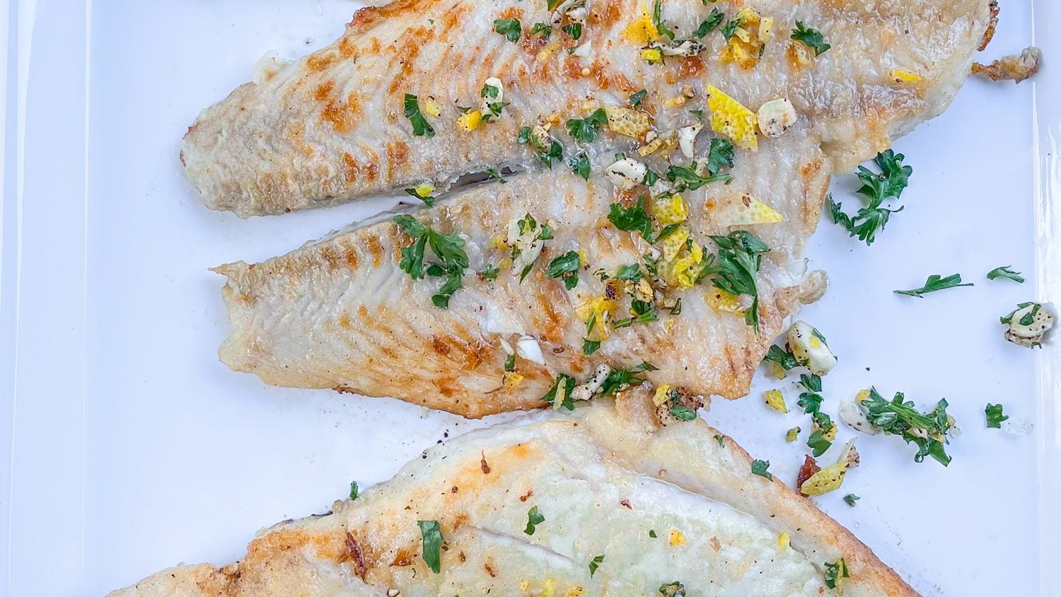 Image of Petrale Sole with Coffee Gremolata