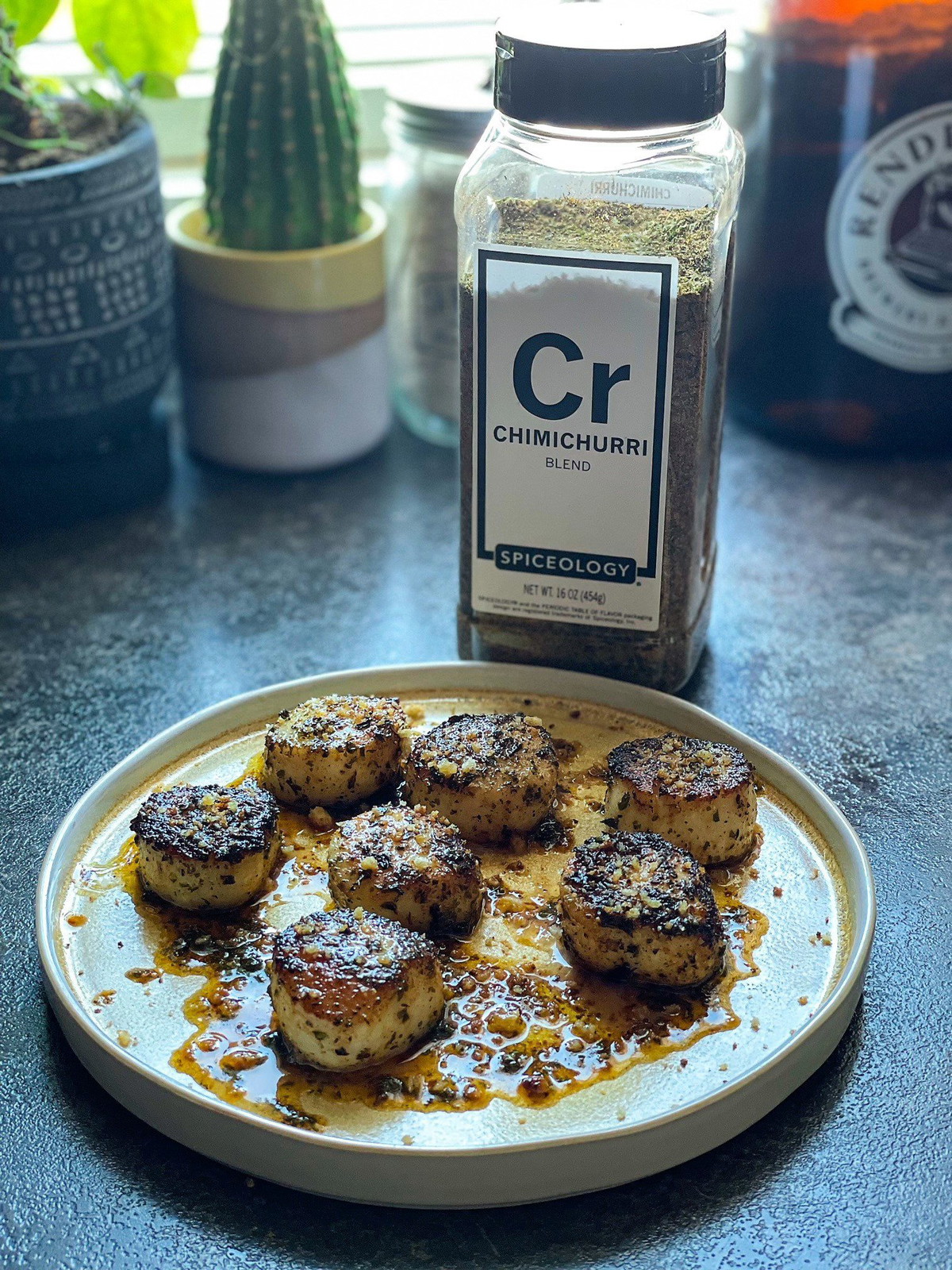 Chimichurri Scallops