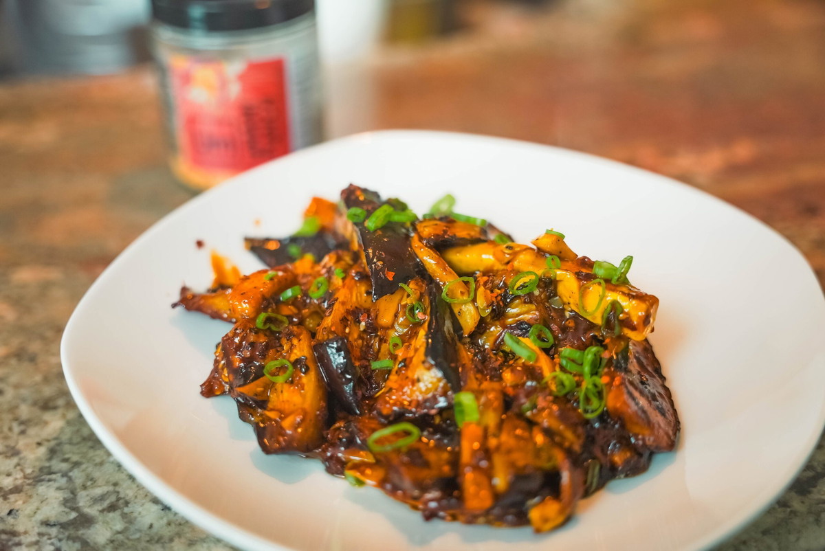 Fiery Sweet YXQ Szechuan Eggplant