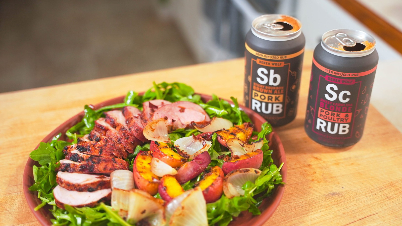 Image of Sweet Carolina Blonde Smoked Tenderloin Arugula Salad