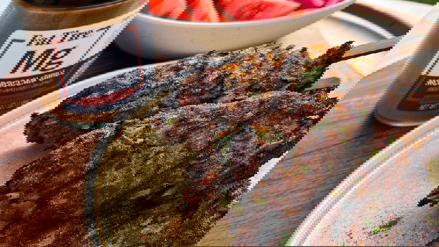 Image of Fat Tire Moroccan Grill Kofta Kebobs