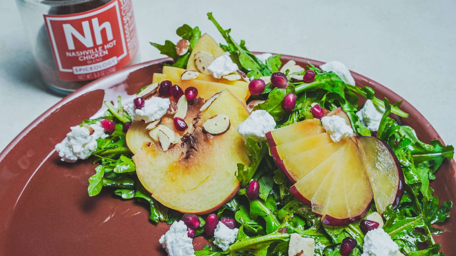 Image of Nashville Hot Vinaigrette and Stone Fruit Salad