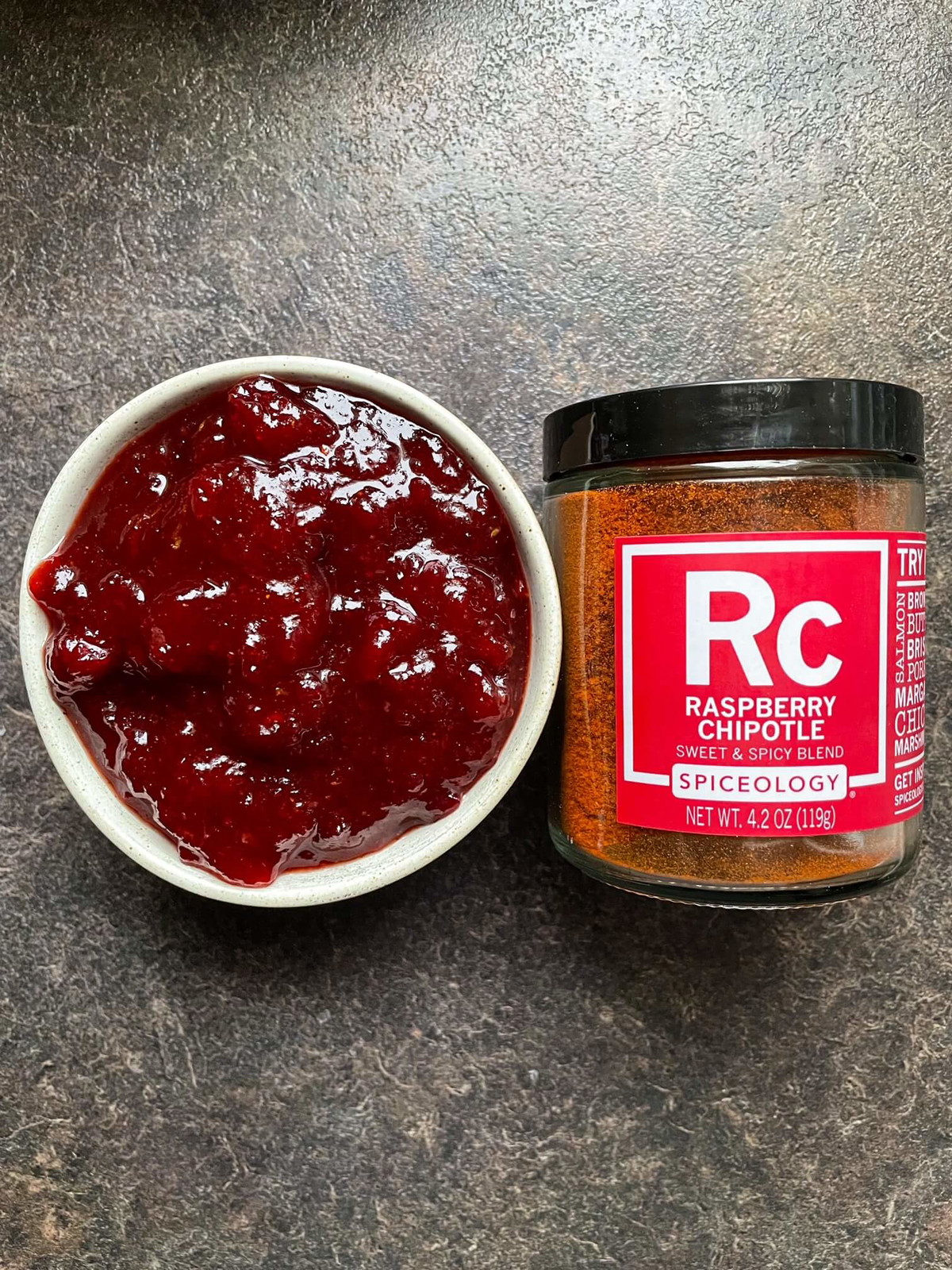 Raspberry Chipotle Cranberry Sauce