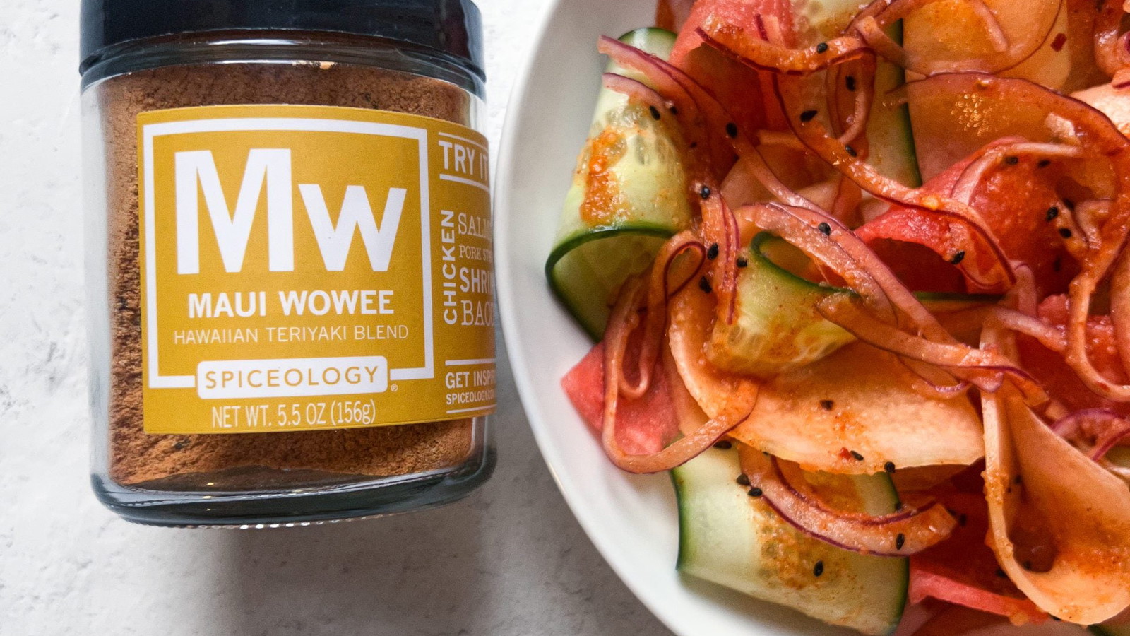 Image of Maui Wowee Cucumber Melon Salad