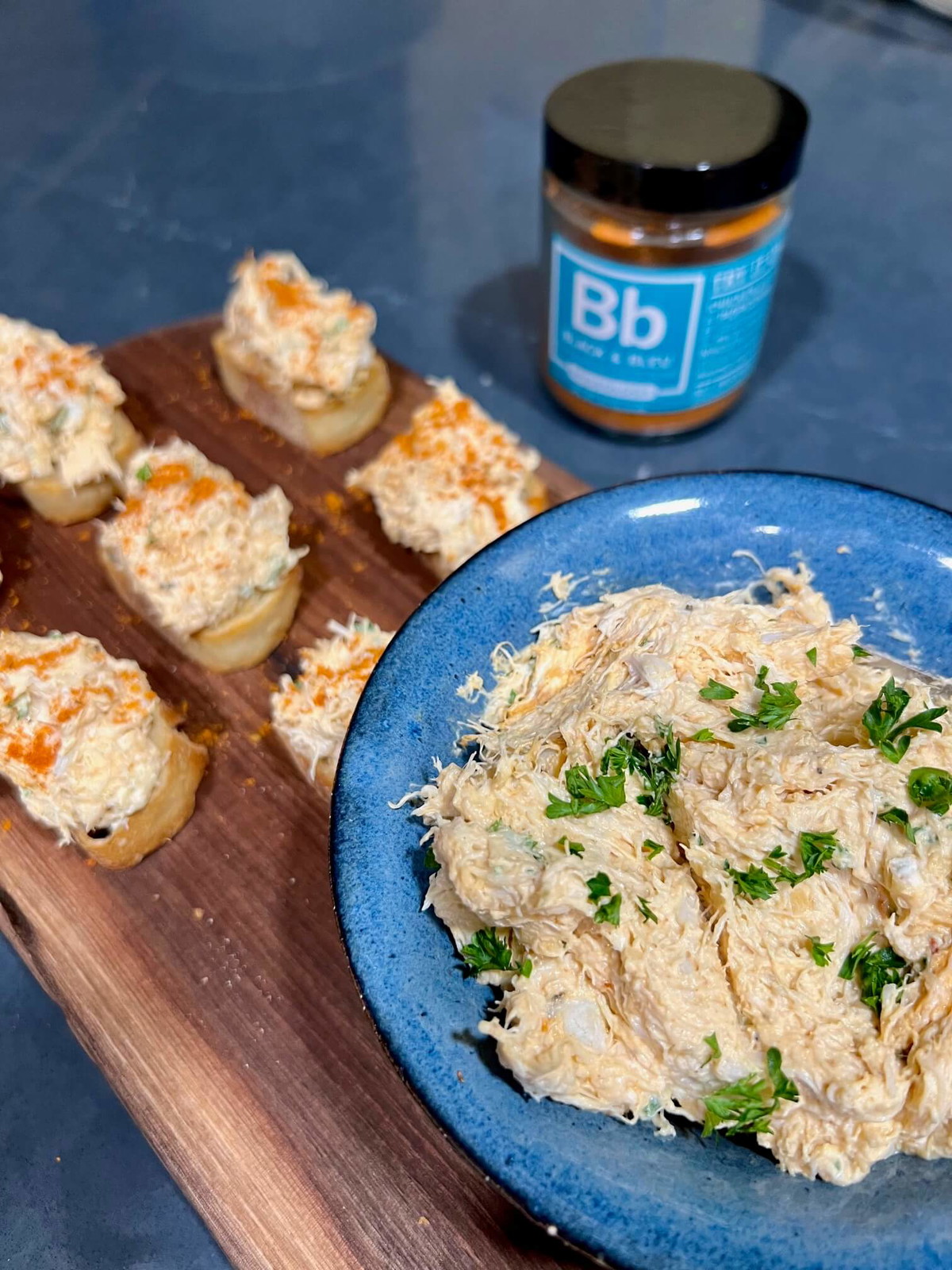 Black & Bleu Crab Dip