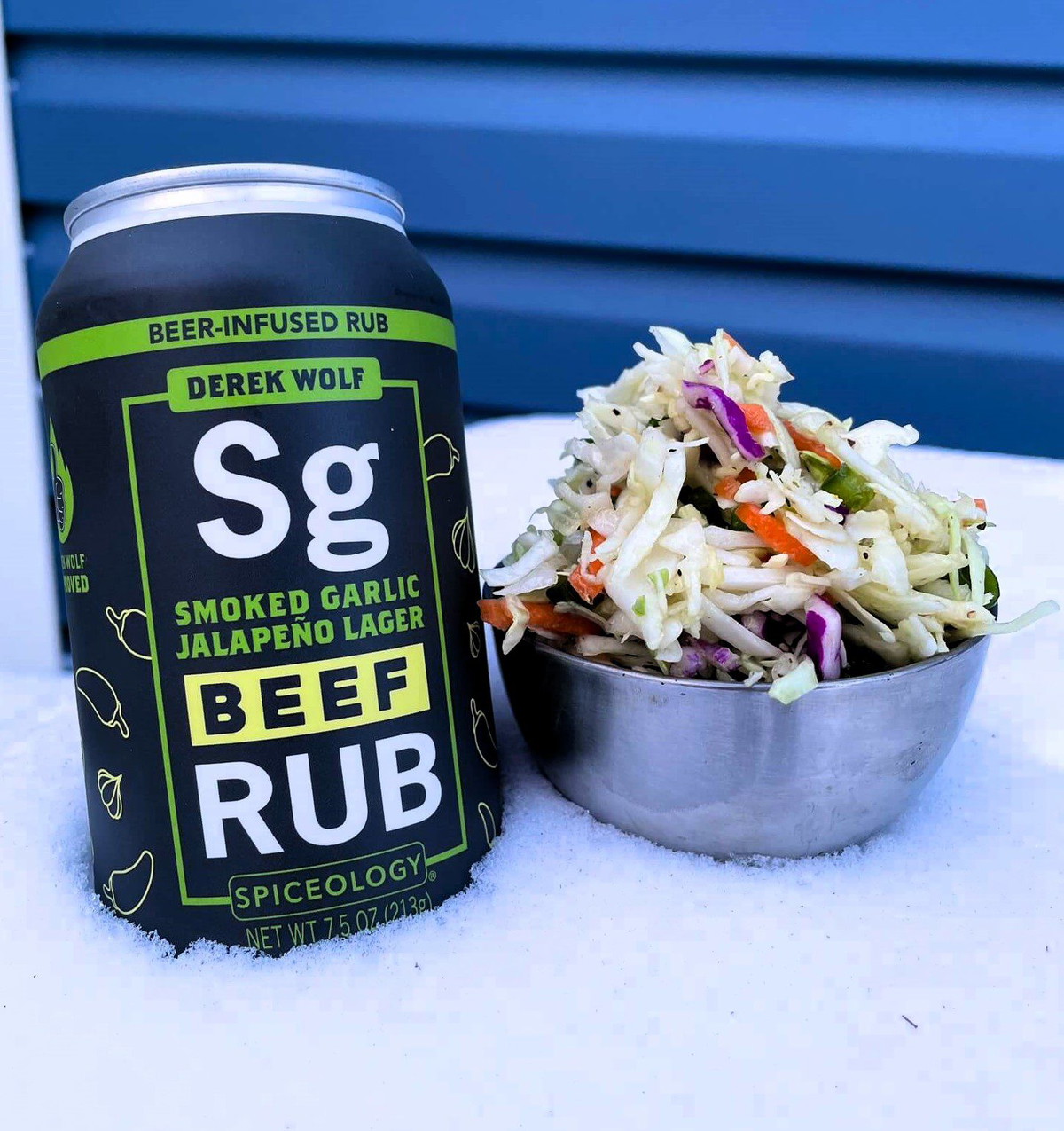 Smoked Garlic Jalapeno Lager Coleslaw