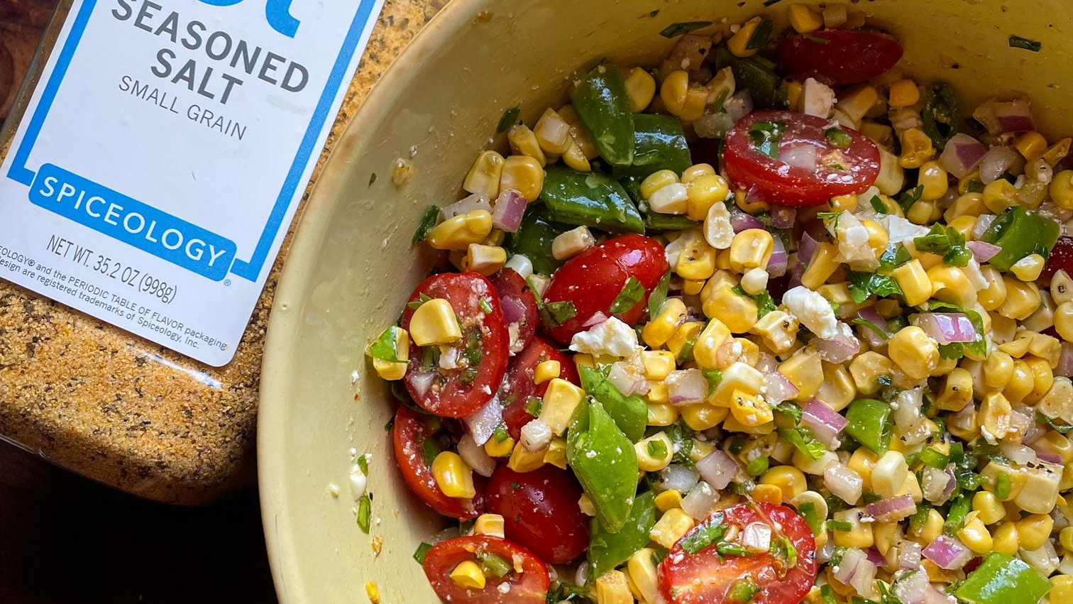 Image of Seasoned Salt Raw Corn Salad